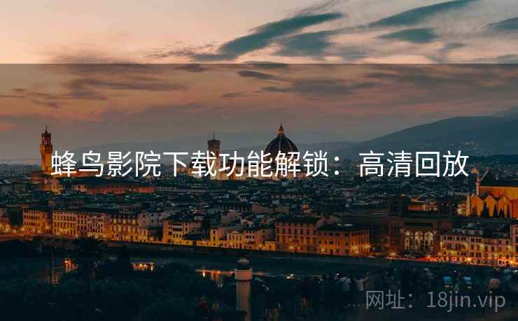 蜂鸟影院下载功能解锁：高清回放