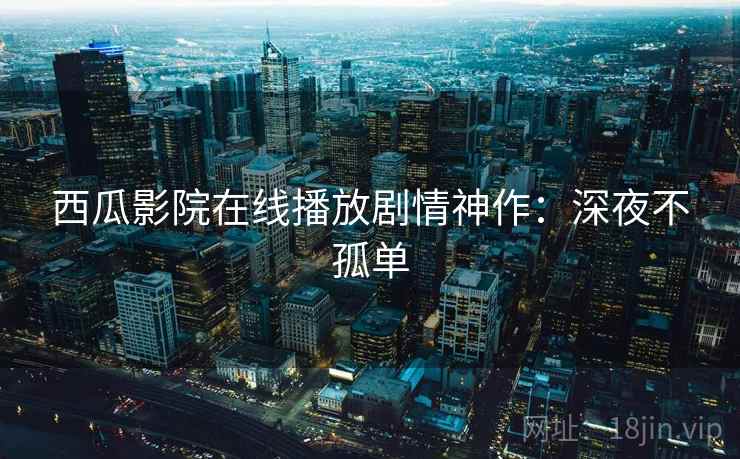 西瓜影院在线播放剧情神作：深夜不孤单